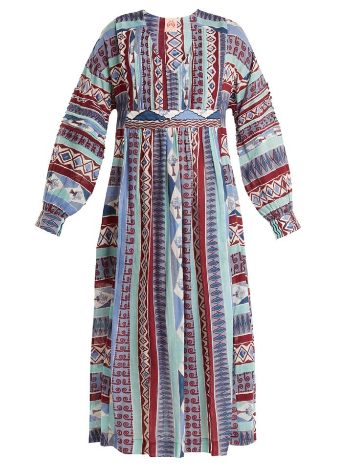 Le Sirenuse, Positano Calistta Arlechino-print Cotton Dress