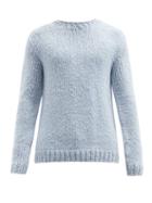 Matchesfashion.com Gabriela Hearst - Lawrence Cashmere Sweater - Mens - Light Blue