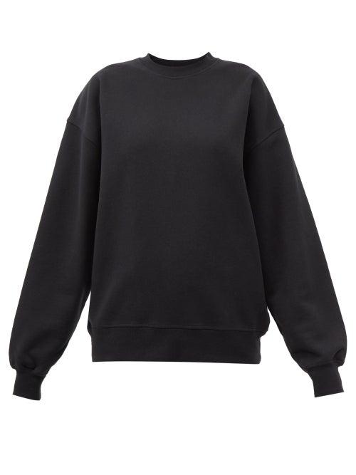 Raey - Recycled Cotton Blend-jersey Sweatshirt - Womens - Black