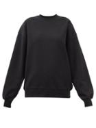 Raey - Recycled Cotton Blend-jersey Sweatshirt - Womens - Black