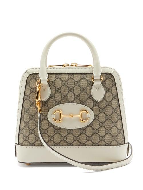 Matchesfashion.com Gucci - 1955 Hosebit Gg-supreme Canvas Bag - Womens - White Multi