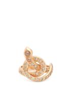 Matchesfashion.com Ileana Makri - Berus Diamond & 18kt Rose-gold Snake Ring - Womens - Rose Gold