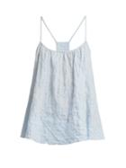 Matchesfashion.com Loup Charmant - Scoop Cotton Metalass Cami Top - Womens - Blue Stripe