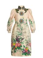 Gucci Embellished Floral-cloqu Coat
