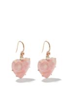 Ladies Fine Jewellery Irene Neuwirth - Love Diamond & 18kt Rose-gold Earrings - Womens - Pink Multi