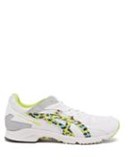 Comme Des Garons Shirt X Asics - Tarther Animal-print Striped Mesh Trainers - Mens - Green Multi
