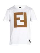Matchesfashion.com Fendi - 3d Ff Logo T Shirt - Mens - White