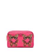 Dolce & Gabbana Butterfly-print Zip-around Cosmetics Bag