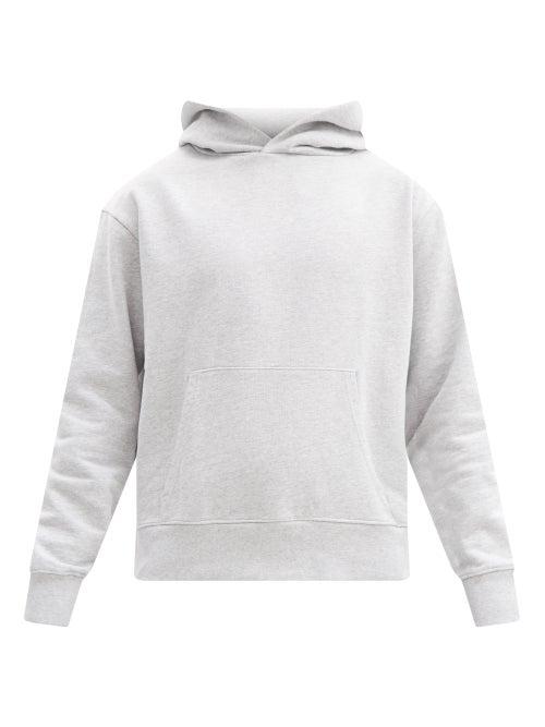 Sunflower - Organic-cotton Jersey Hooded Sweatshirt - Mens - Grey