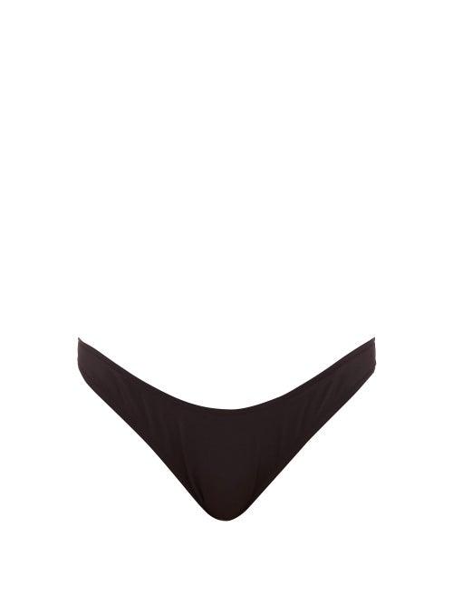 Matchesfashion.com Reina Olga - Selvaggia Mid-rise Bikini Briefs - Womens - Black