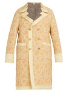 Matchesfashion.com Gucci - Reversible Floral Print And Checked Quilted Coat - Mens - Cream