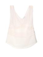 Matchesfashion.com Altuzarra - Hattie Sleeveless Silk Chiffon Top - Womens - Light Pink