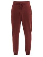 Le17septembre Homme - Drawstring-waist Wool-blend Track Pants - Mens - Red