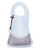 Matchesfashion.com Jil Sander - Market Small Embellished Net Tote Bag - Womens - Light Blue