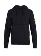 Matchesfashion.com Stone Island - Mock Neck Drawstring Hooded Sweater - Mens - Navy