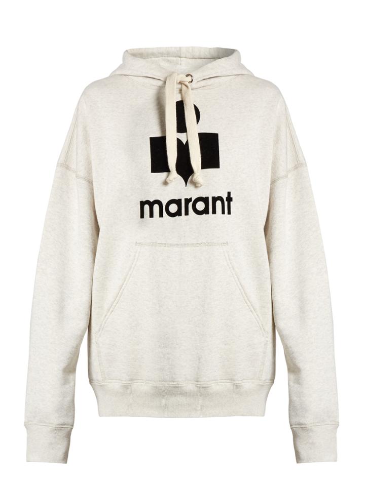 Isabel Marant Étoile Mansel Marant-print Hooded Jersey Sweatshirt