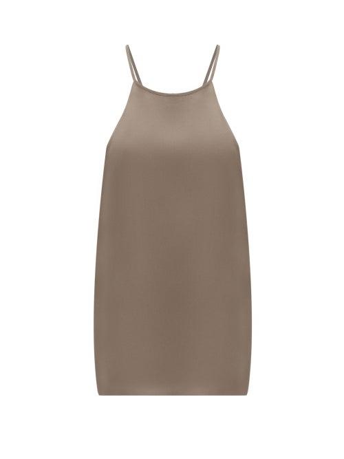 Matchesfashion.com Tibi - Eco-silk Cami Top - Womens - Khaki