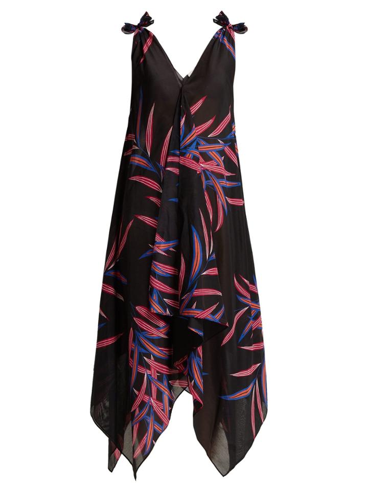 Diane Von Furstenberg Quincy-print Cotton-blend Dress