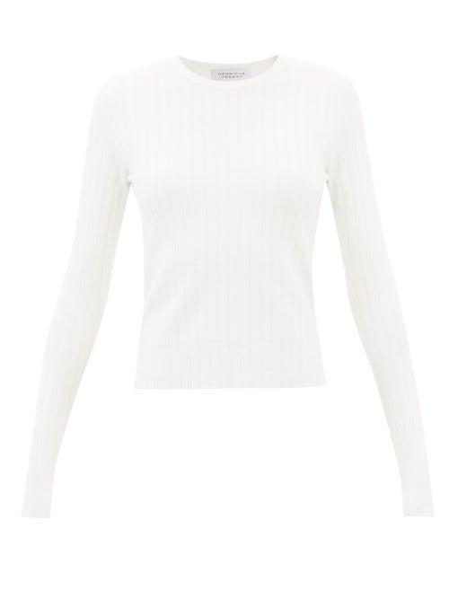 Gabriela Hearst - Brin Ribbed Virgin-wool Sweater - Womens - Ivory