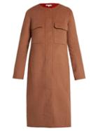 Elizabeth And James Miller Round-neck Double-faced Wool-blend Coat