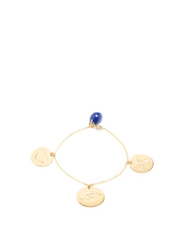 Aurélie Bidermann Fine Jewellery Three Medals Yellow-gold Bracelet