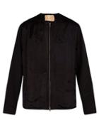 Matchesfashion.com By Walid - Liam Dragon Embroidered Silk Jacket - Mens - Black