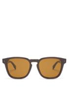 Matchesfashion.com Fendi - Round Acetate Sunglasses - Mens - Brown