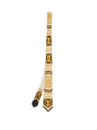 Matchesfashion.com Versace - Barocco-print Silk Tie - Mens - Gold Multi