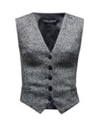 Matchesfashion.com Dolce & Gabbana - Single Breasted Waistcoat - Womens - Grey Multi