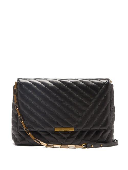 Isabel Marant - Ladill Quilted Leather Shoulder Bag - Womens - Black