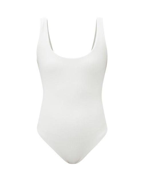 Melissa Odabash - Rio Belted Scoop-neck Swimsuit - Womens - Cream