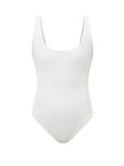 Melissa Odabash - Rio Belted Scoop-neck Swimsuit - Womens - Cream