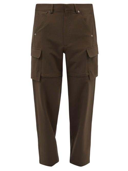 Jacquemus - Zip-leg Ripstop Cargo Trousers - Mens - Green