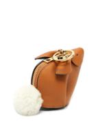 Matchesfashion.com Loewe - Bunny Leather Purse Charm - Womens - Tan