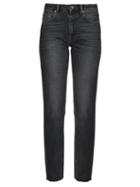 Matchesfashion.com Raey - Rail High Rise Straight Leg Jeans - Womens - Black