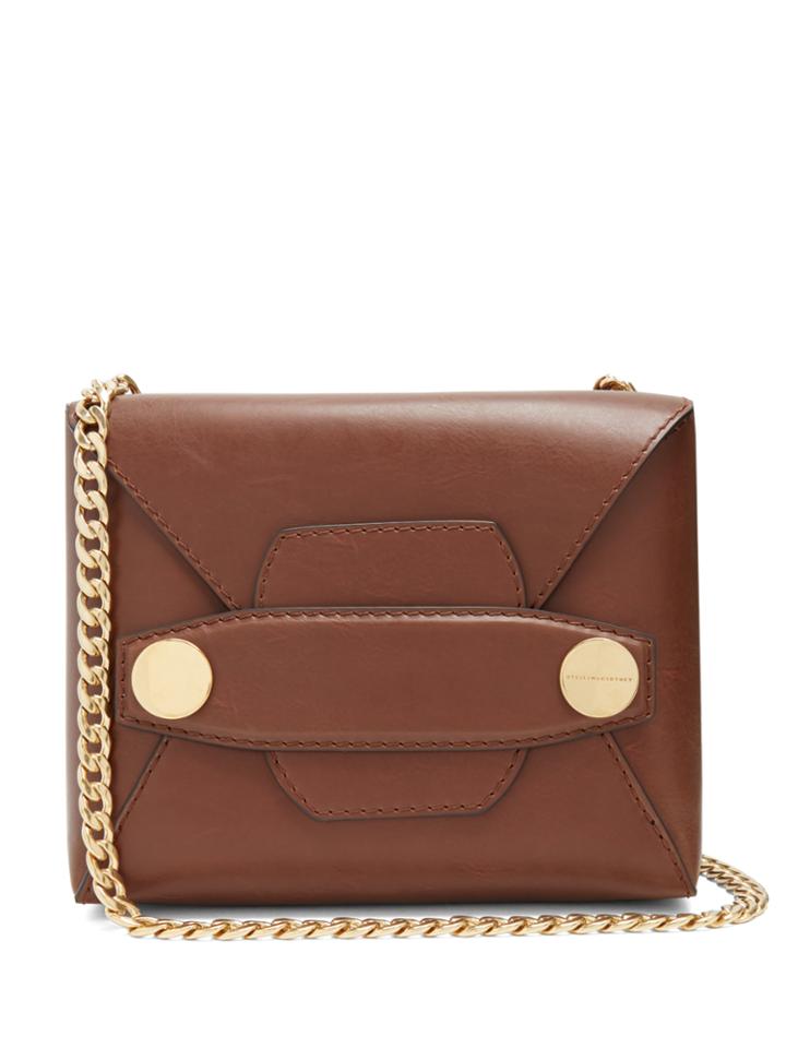 Stella Mccartney Stella Popper Small Faux-leather Cross-body Bag