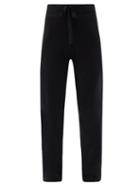 Matchesfashion.com Live The Process - Pintucked Jersey Track Pants - Womens - Black Grey