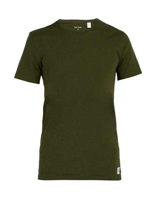 Matchesfashion.com Paul Smith - Crew Neck Cotton Pyjama Top - Mens - Green