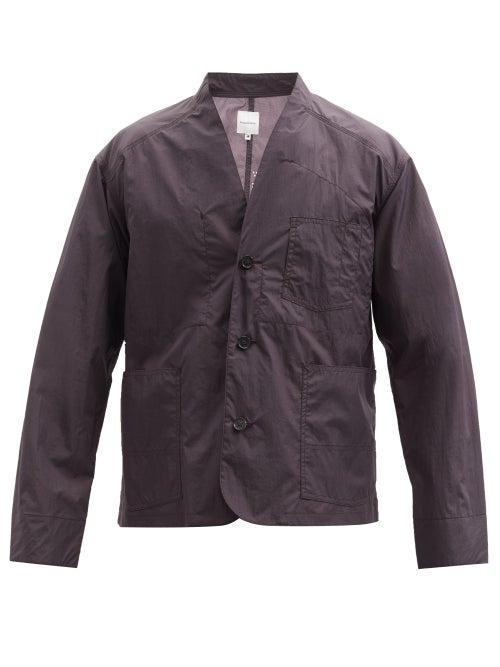 Matchesfashion.com Sasquatchfabrix - Collarless Lightweight Jacket - Mens - Red