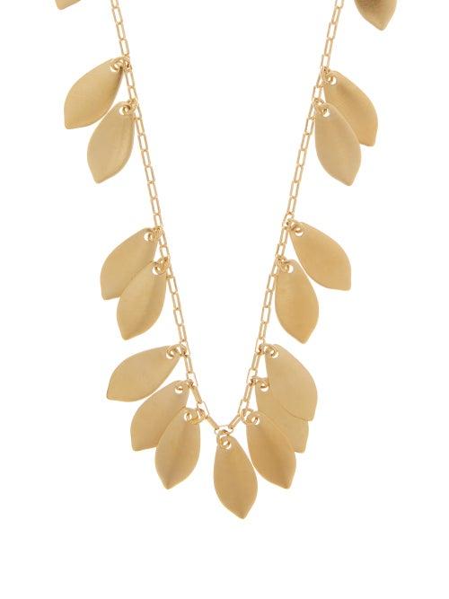 Matchesfashion.com Isabel Marant - Shaker Leaf-charm Necklace - Womens - Gold