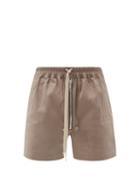 Matchesfashion.com Rick Owens - Bela Cotton-blend Shorts - Mens - Beige