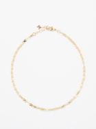 Mateo - Infinity 14kt Gold Anklet - Womens - Yellow Gold