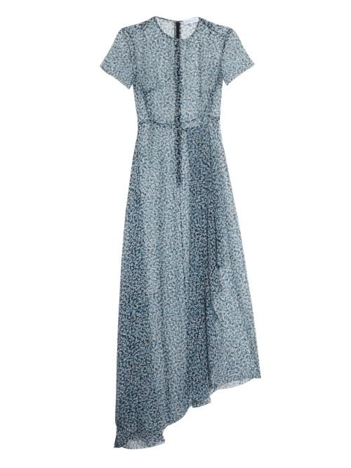 Jonathan Saunders Nicole Dot-print Silk Maxi Dress