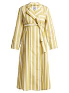 Thierry Colson Sasha Striped Cotton-poplin Dress