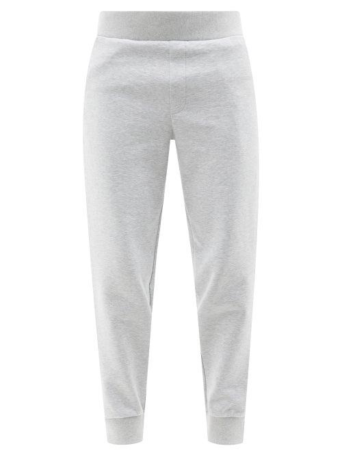 Jacques - Signature Cotton-blend Jersey Sweatpants - Mens - Grey
