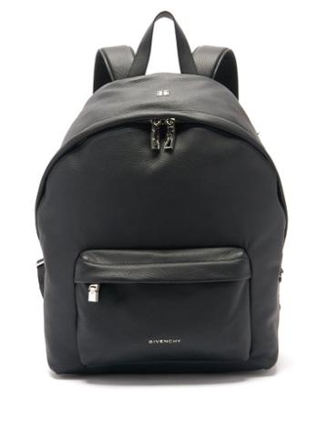 Matchesfashion.com Givenchy - Double U Grained-leather Backpack - Mens - Black