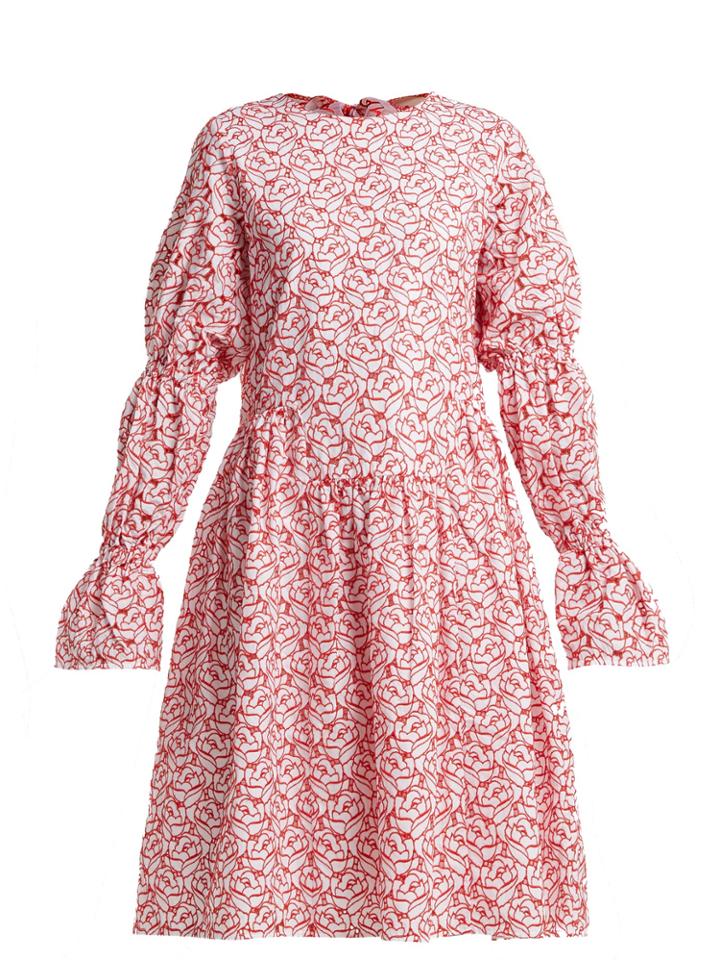 Shrimps Peggy Broderie-anglaise Cotton-blend Dress