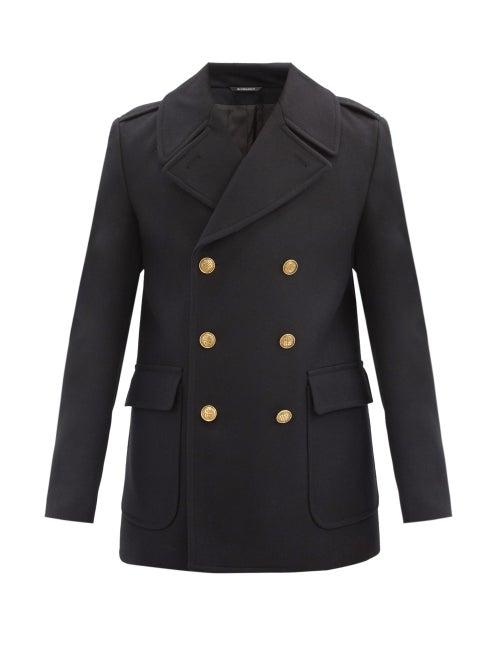 Matchesfashion.com Givenchy - Double-breasted Wool Jacket - Mens - Black