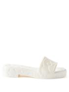 Valentino Garavani - Atelier Petal-effect Pvc Slides - Womens - White