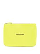 Matchesfashion.com Balenciaga - Everyday M Leather Pouch - Womens - Yellow